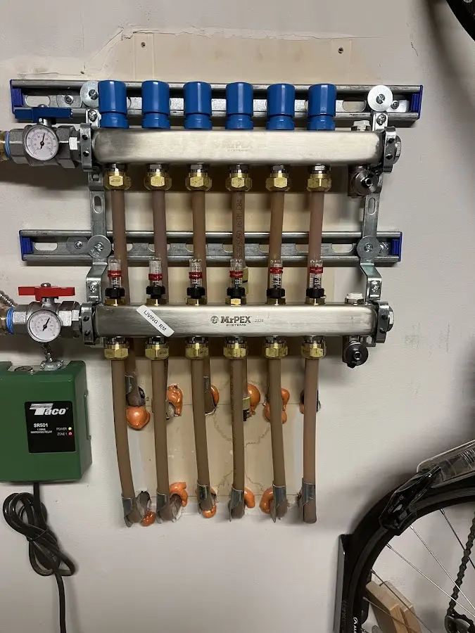 Plumber performing Leak Detection at a residential property in Desert Hot Springs